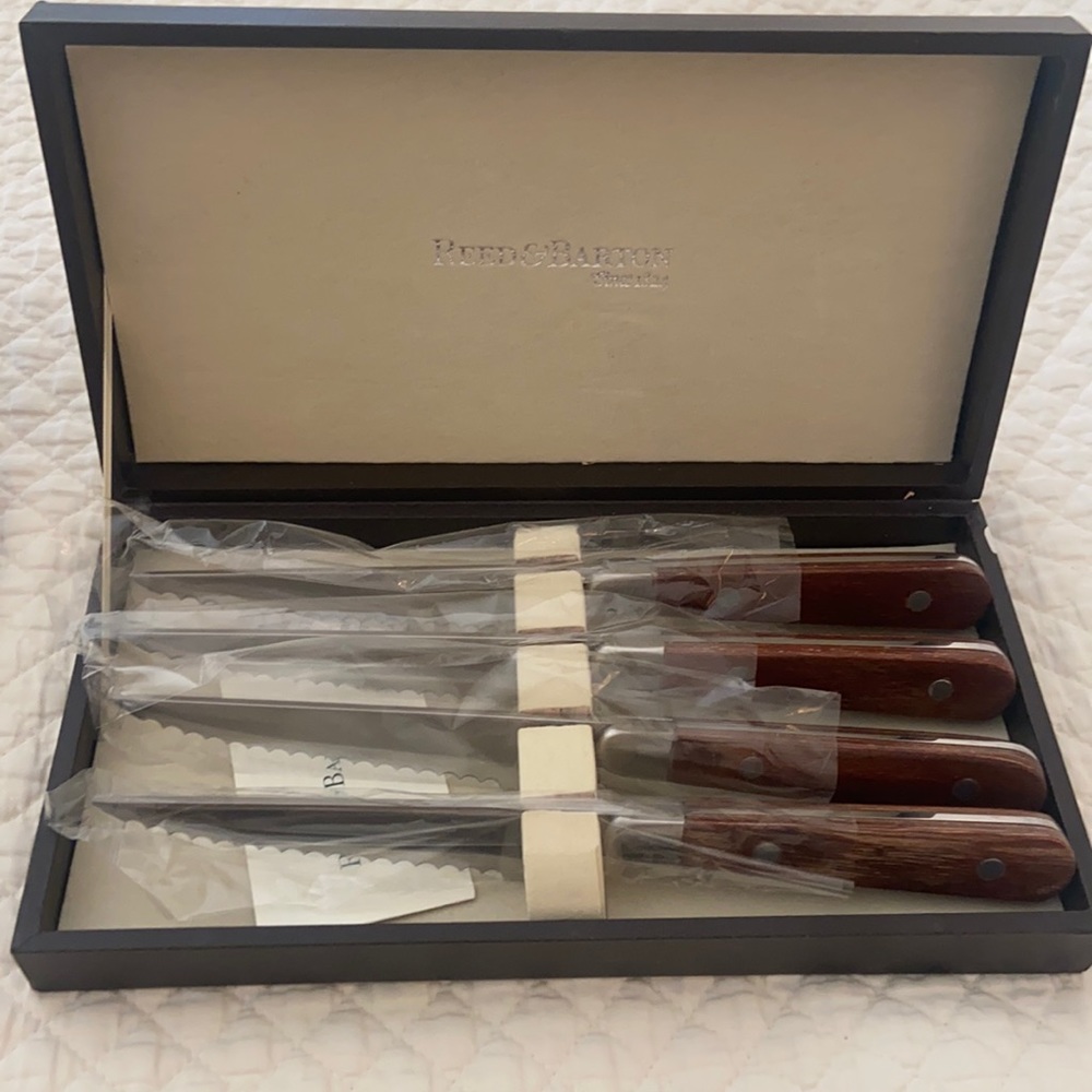 Reed & Barton Fulton steak knives (3 sets of 4)